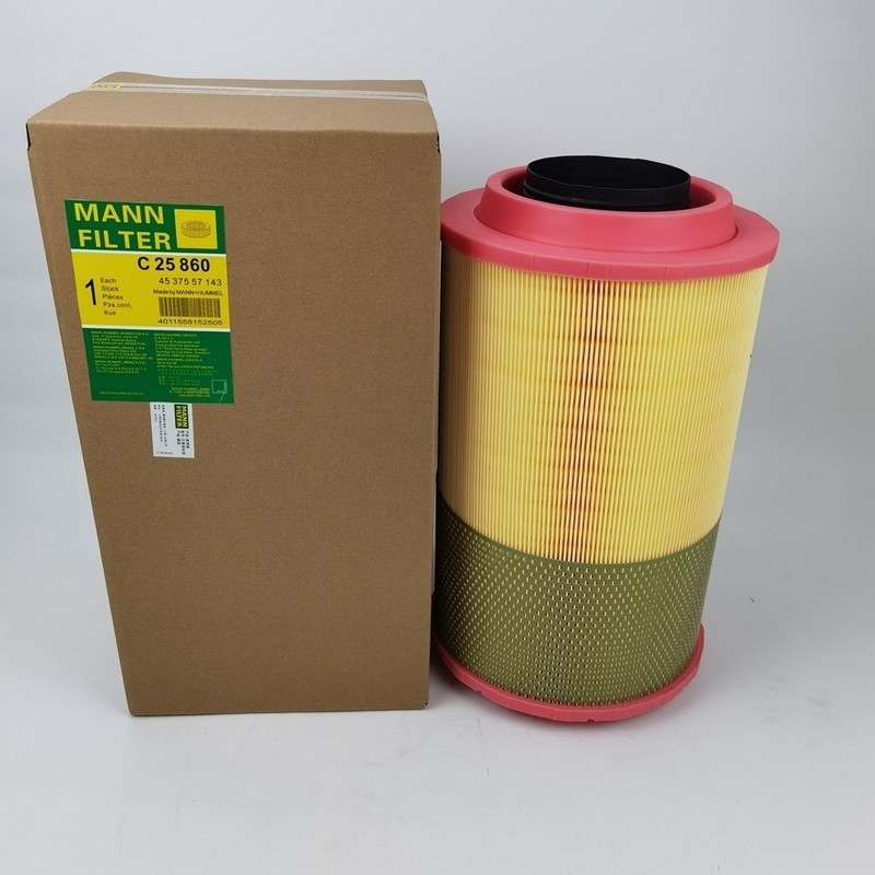 Φίλτρο αέρα συμπιεστών βιδών Mann C258602 1631043500 για τις εξορυκτικές βιομηχανίες